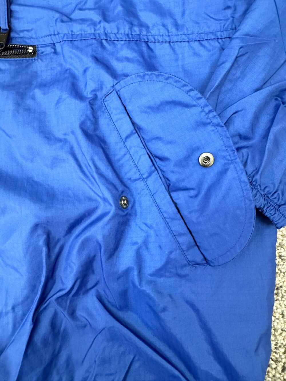 Vintage GAP Factory Store Anorak Men’s M Blue Hooded Made in Russia Ripstop - Picture 6 of 13